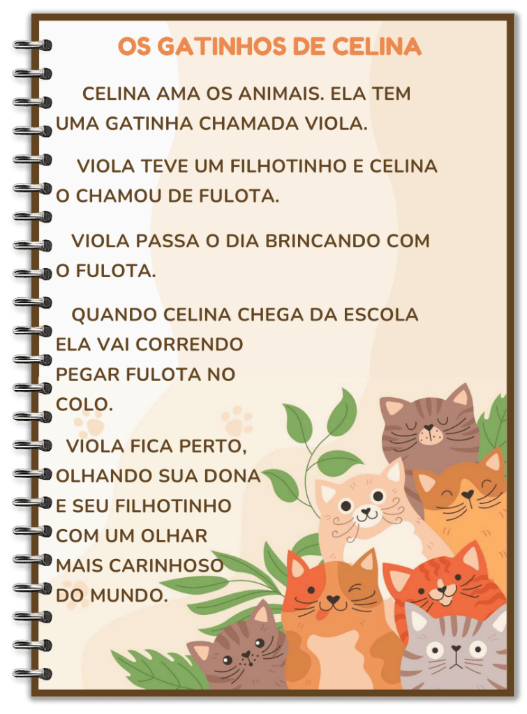 História infantil sobre gatinhos