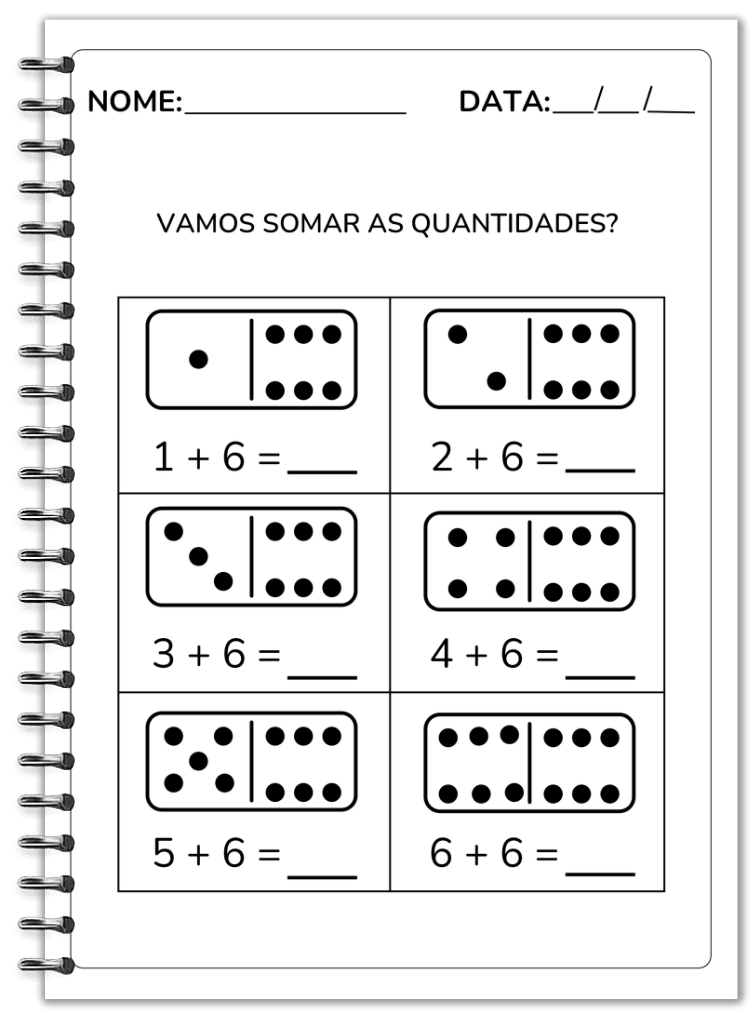Atividade de somar quantidades