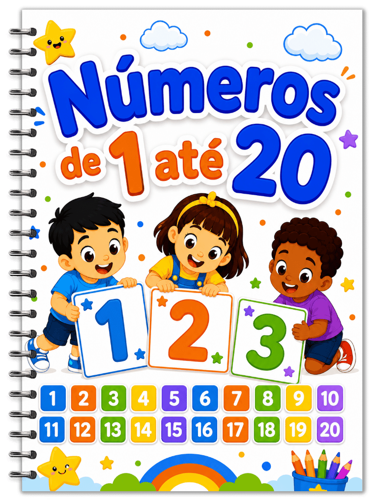Material de números de 1 a 20